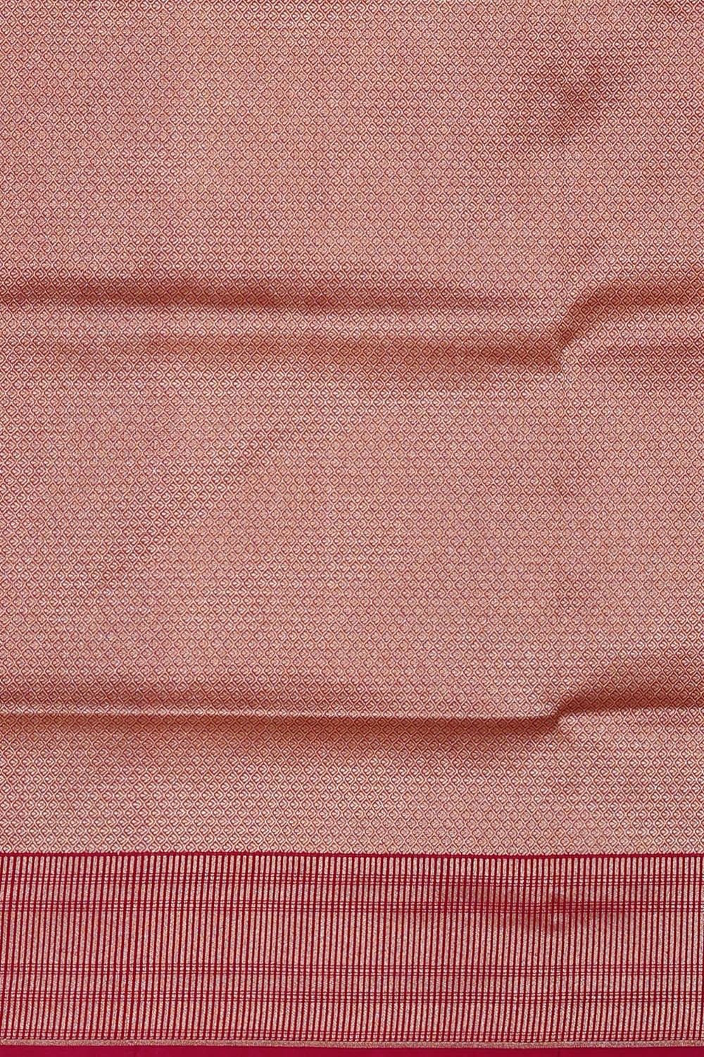 Image of Banarasi Silk Red Saree