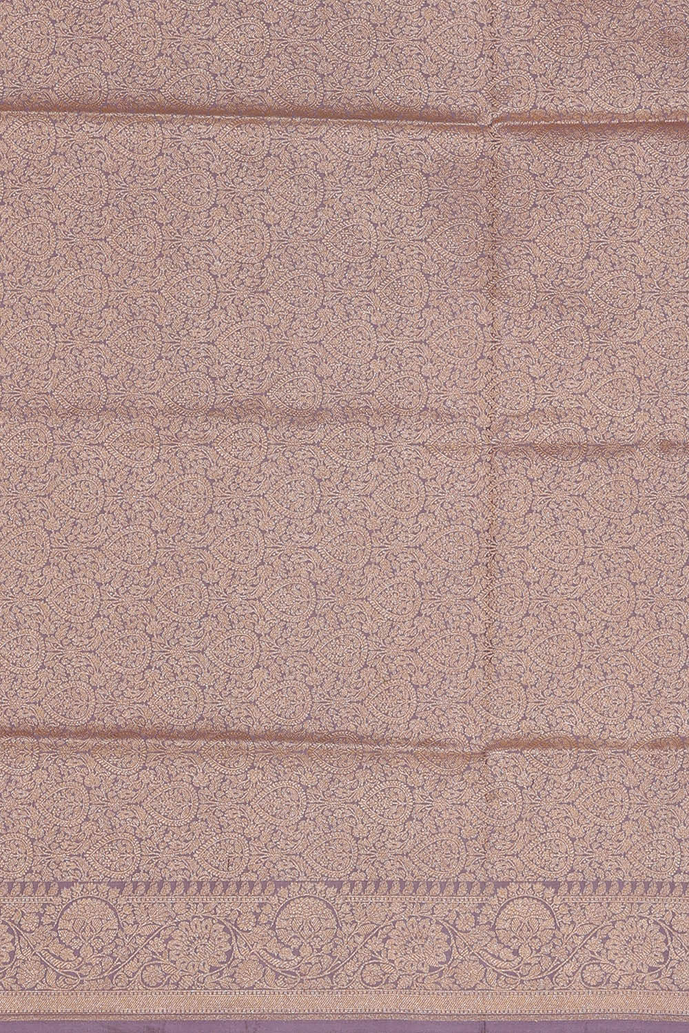 Image of Banarasi Silk Greyish Lavender Saree