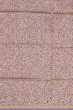 Image of Banarasi Silk Greyish Lavender Saree