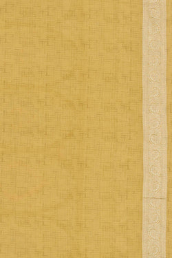 Image of Banarasi Georgette Dull Yellow Saree