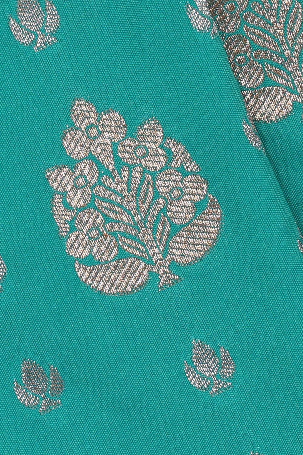 Semi Banarasi Silk Sky Blue Saree