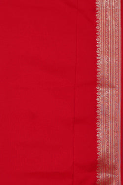 Image of Semi Banarasi Silk Sky Blue Saree