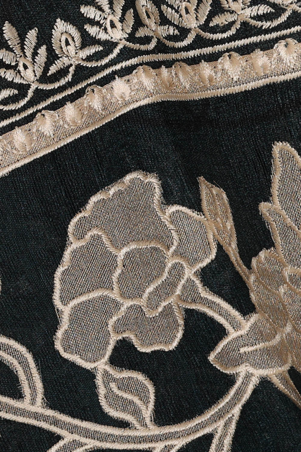 Image of Tussar Silk Dark Olive Green Saree