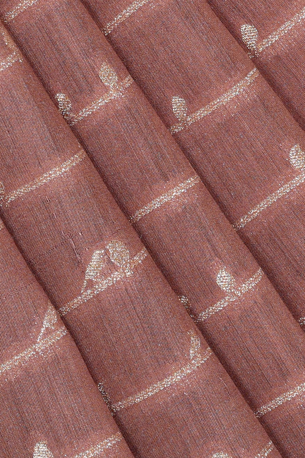 Image of Light Brown Silk Saree