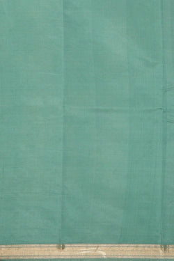 Image of Dull Green Silk Saree