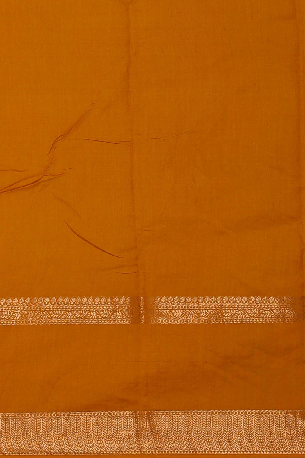 Mustard Yellow Silk Saree