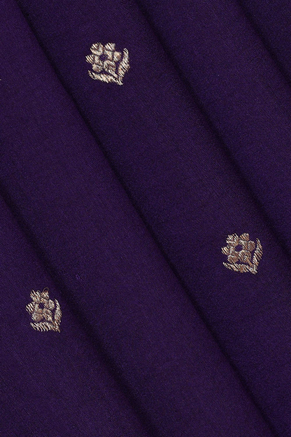 Image of Violet Silk Saree