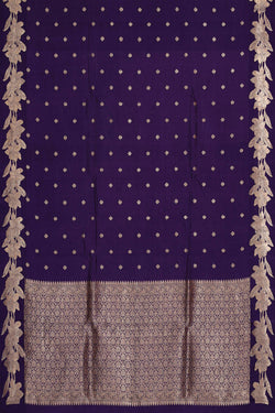 Image of Violet Silk Saree