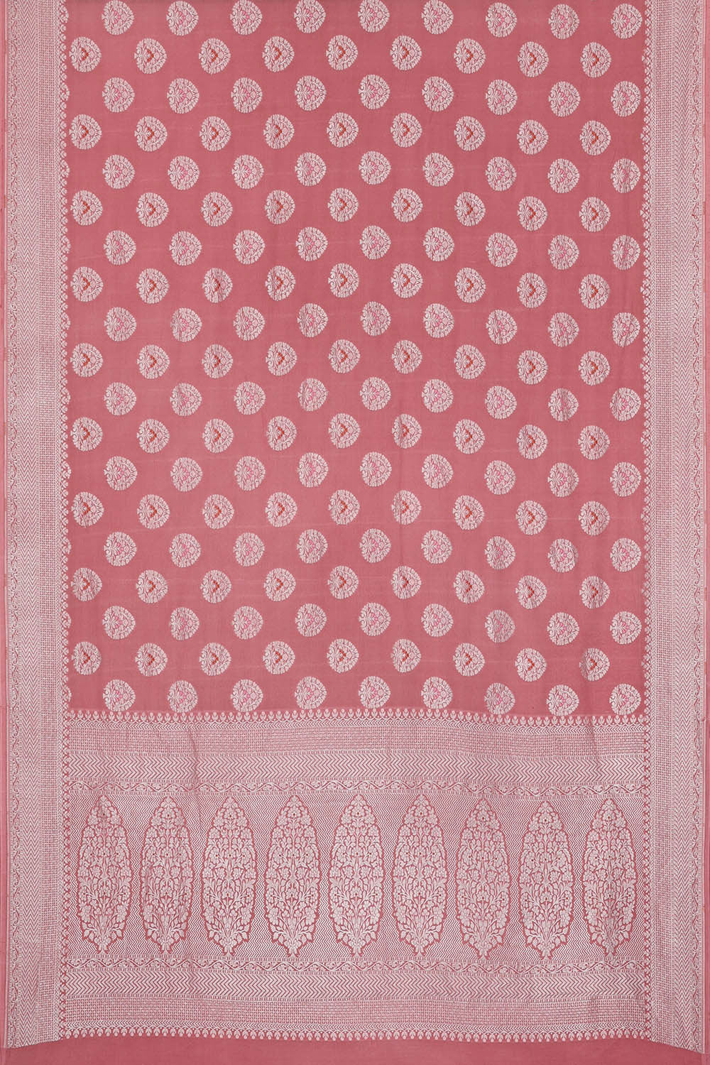 Image of Banarasi Crepe Onion Pink Saree