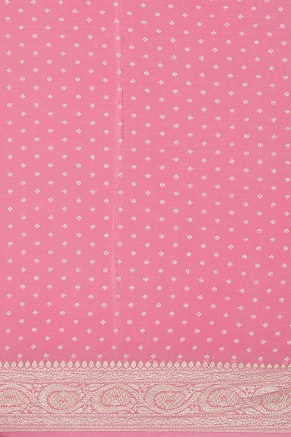 Image of Banarasi Crepe Pink Saree