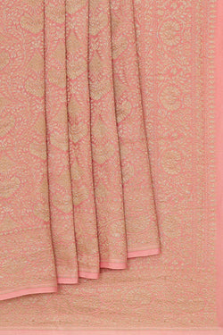 Image of Banarasi Georgette Soft Pink Saree