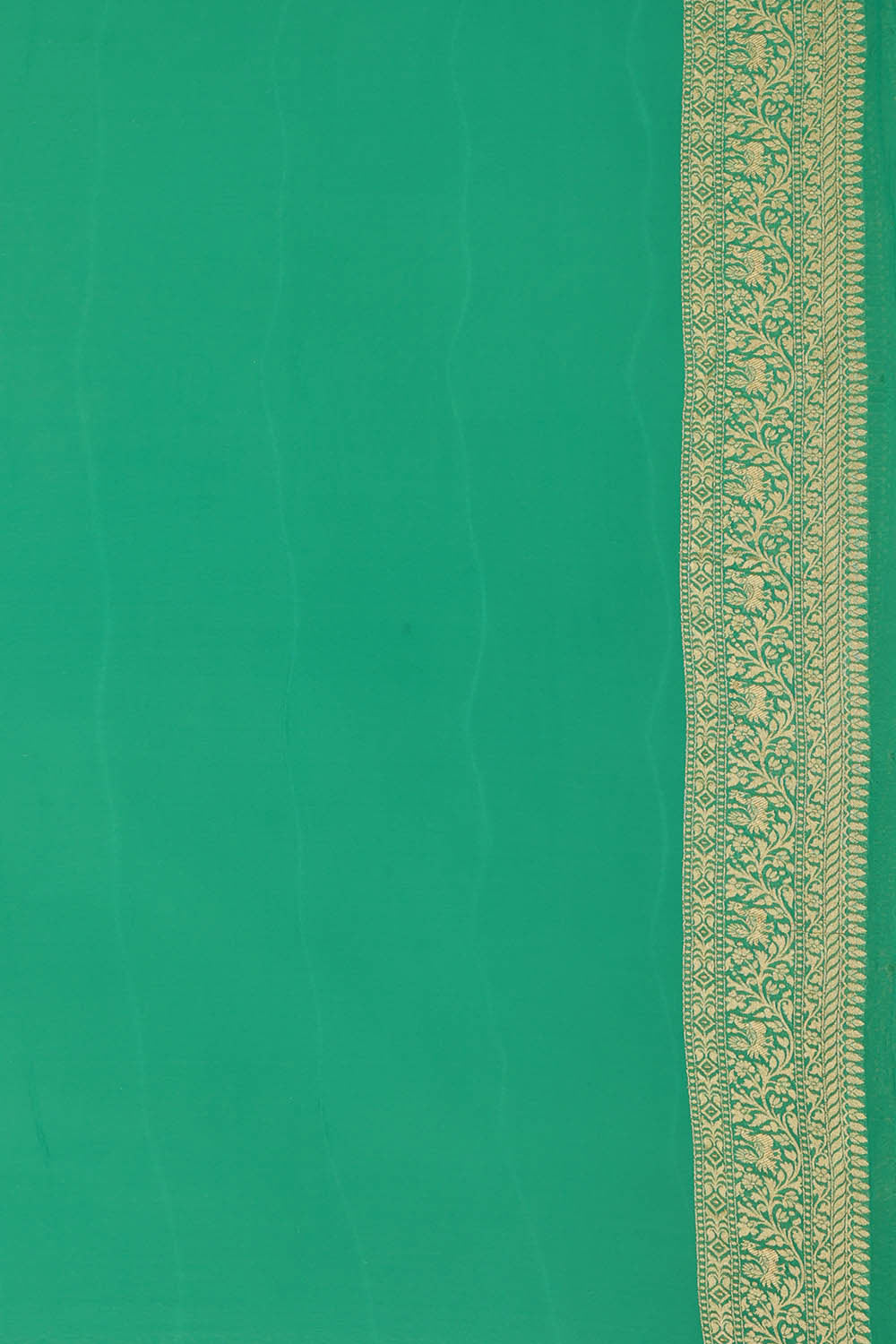 Banarasi Georgette Sea Green Saree
