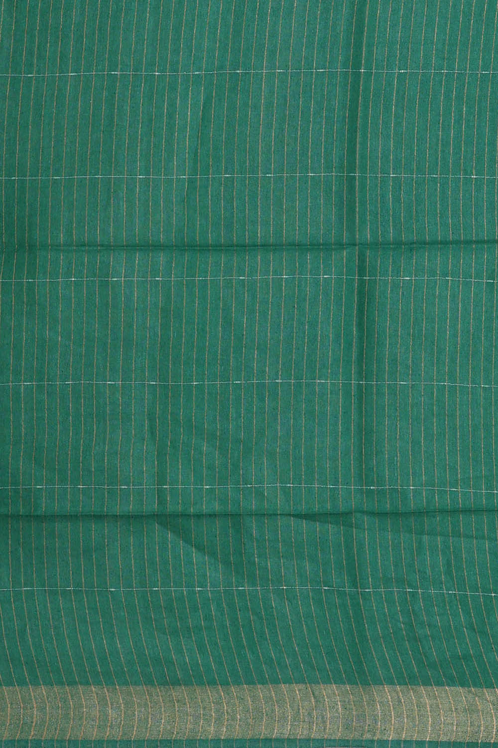 Image of Tussar Mustard Yellow Embroidered Saree