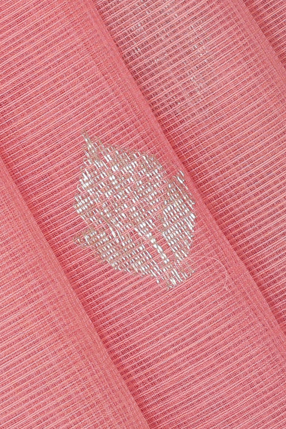 Image of Zari Kota Peach Pink Saree