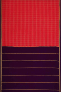 Image of Mysore Zari Silk Light Red Saree