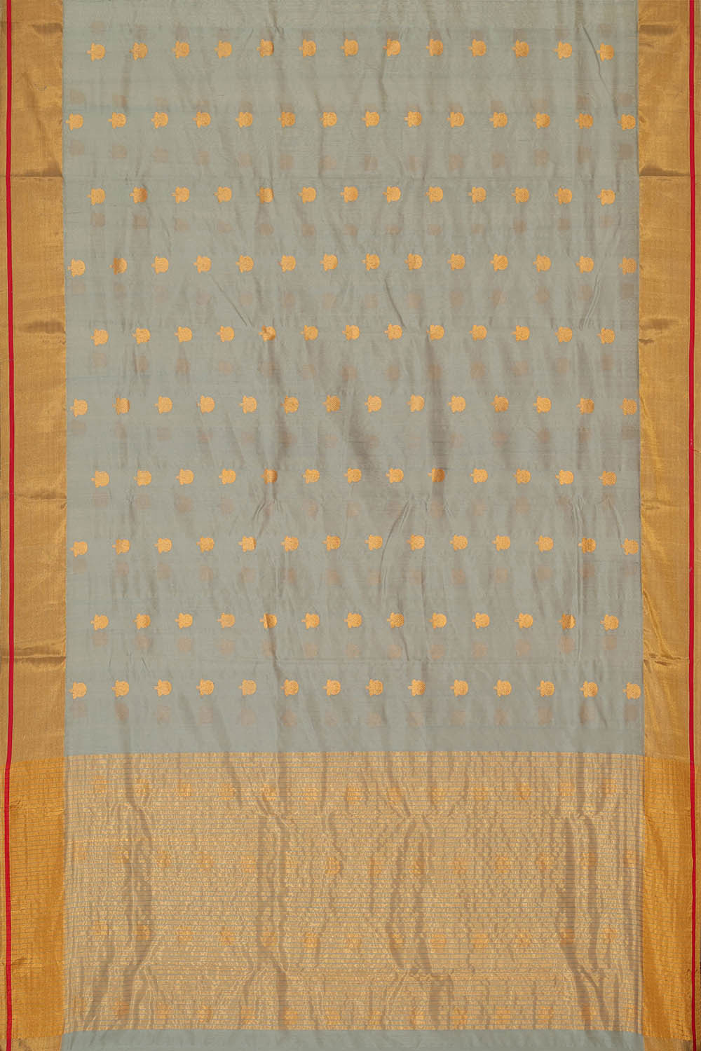 Chanderi Silk Grey Saree