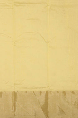 Image of Chanderi Silk Light Yellow Saree