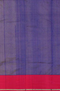 Image of Chanderi Silk Royal Blue Saree