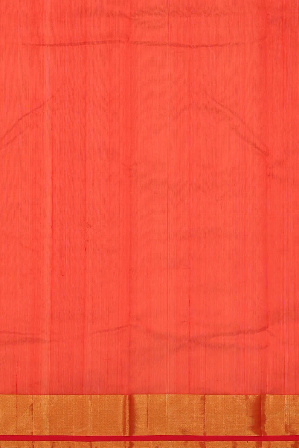 Chanderi Silk Red Saree