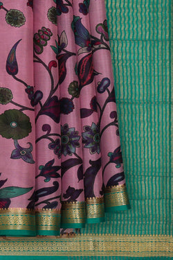 Image of Binny Crepe Lavender Pink Saree