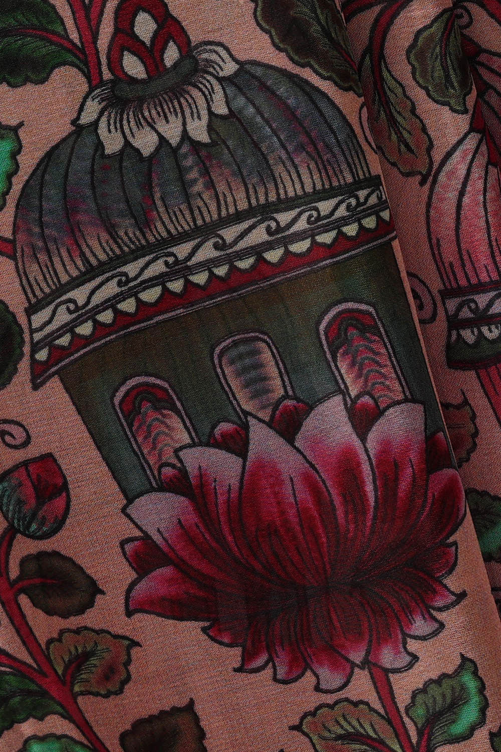 Image of Binny Crepe Light Peach Saree