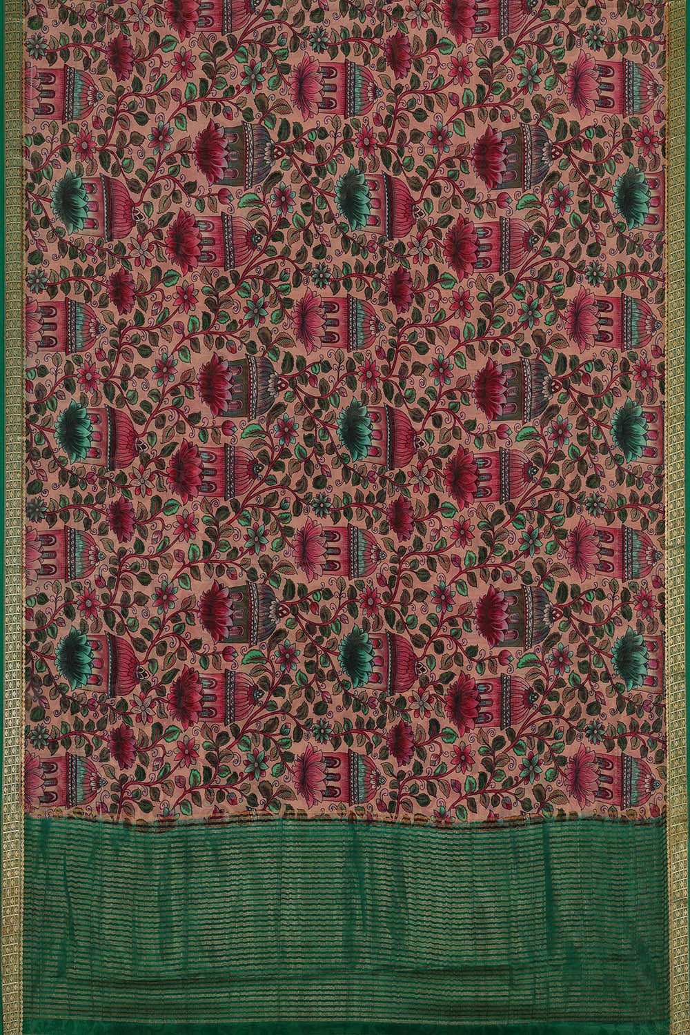 Image of Binny Crepe Light Peach Saree