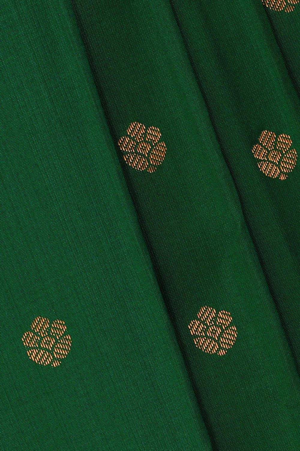 Gadwal Silk Dark Green Saree