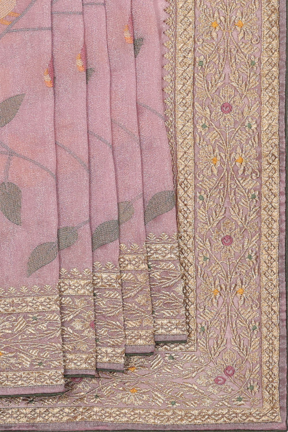 Image of Kora Silk Lavender Saree