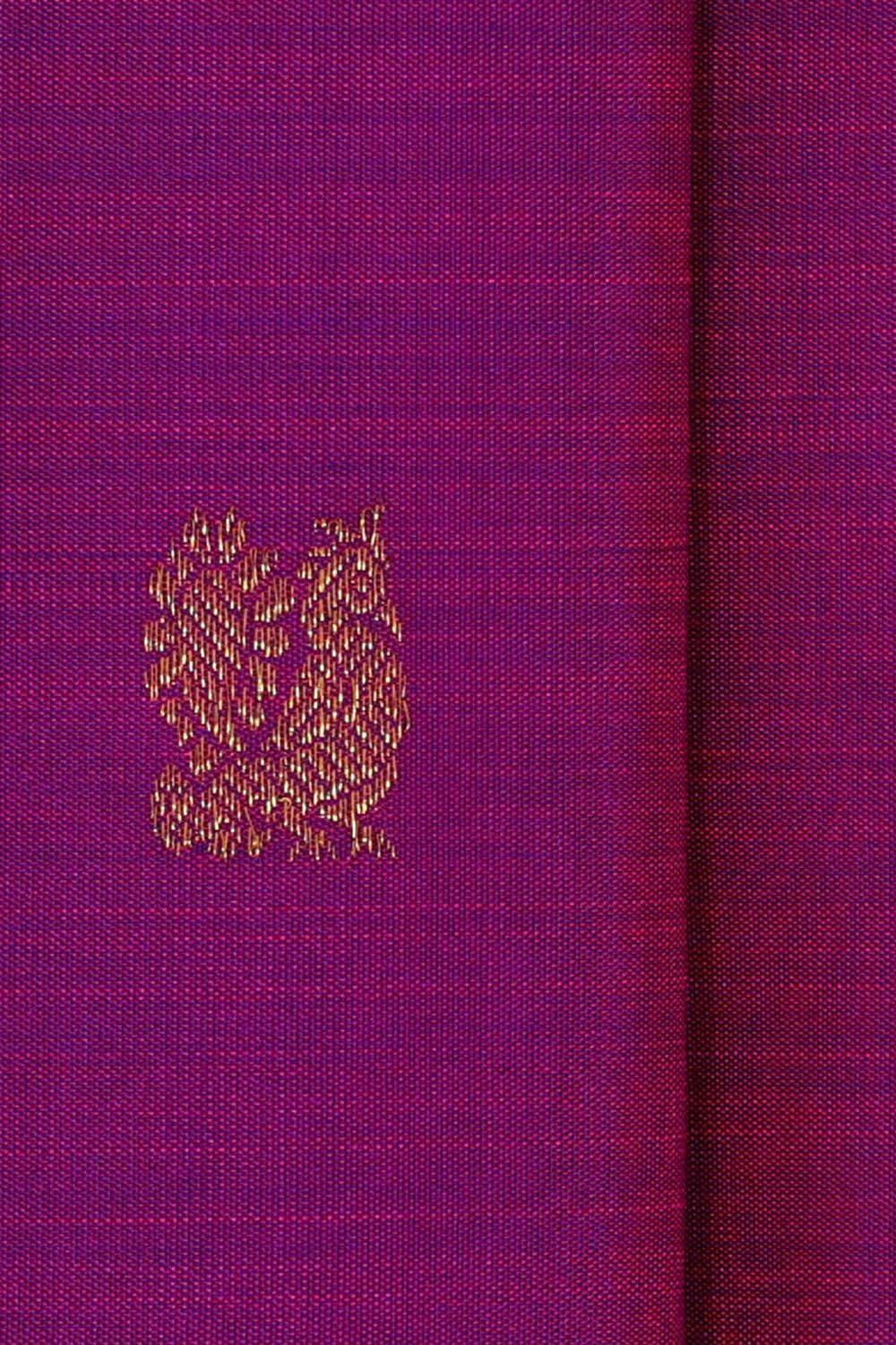 Kanchipattu Magenta Purple Brocade Saree