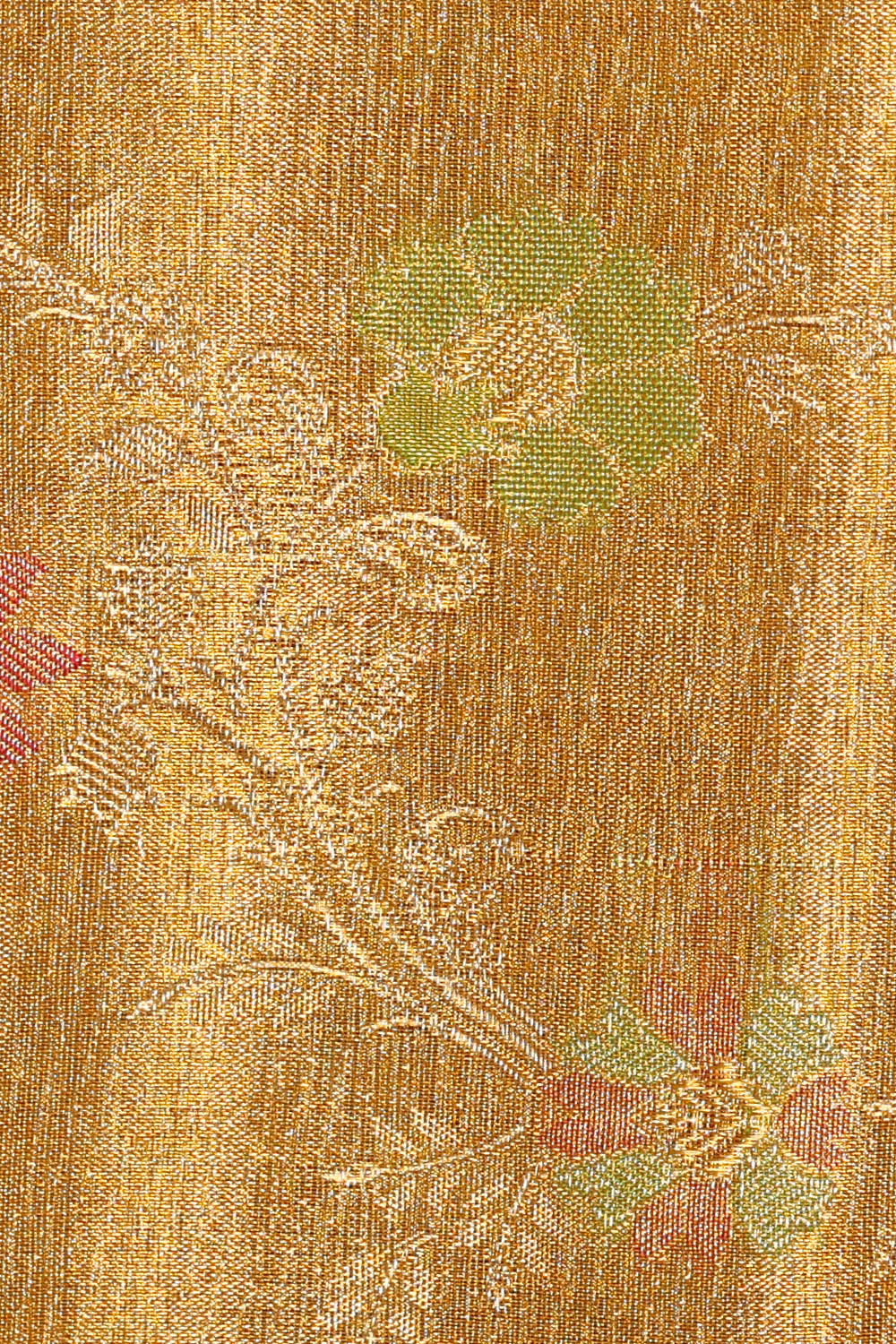 Kanchipattu Gold Tissue Brocade Saree