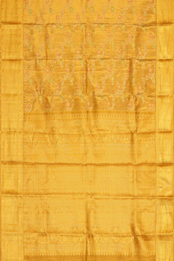 Image of Kanchipattu Gold Tissue Brocade Saree