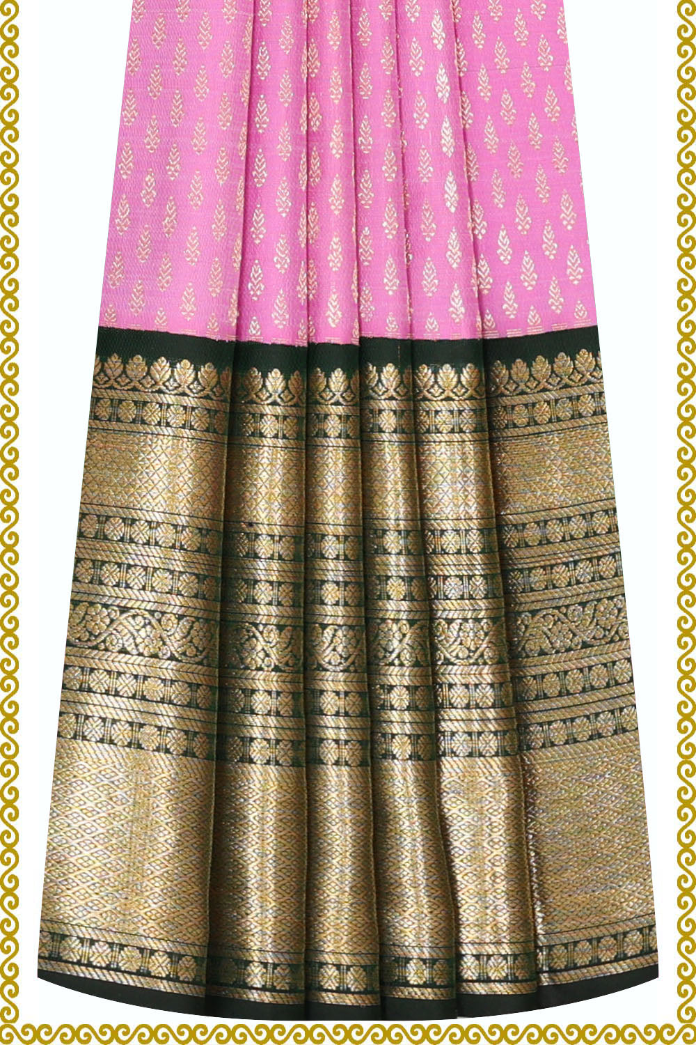 Image of Kanchipattu Pavada Unstitched Set