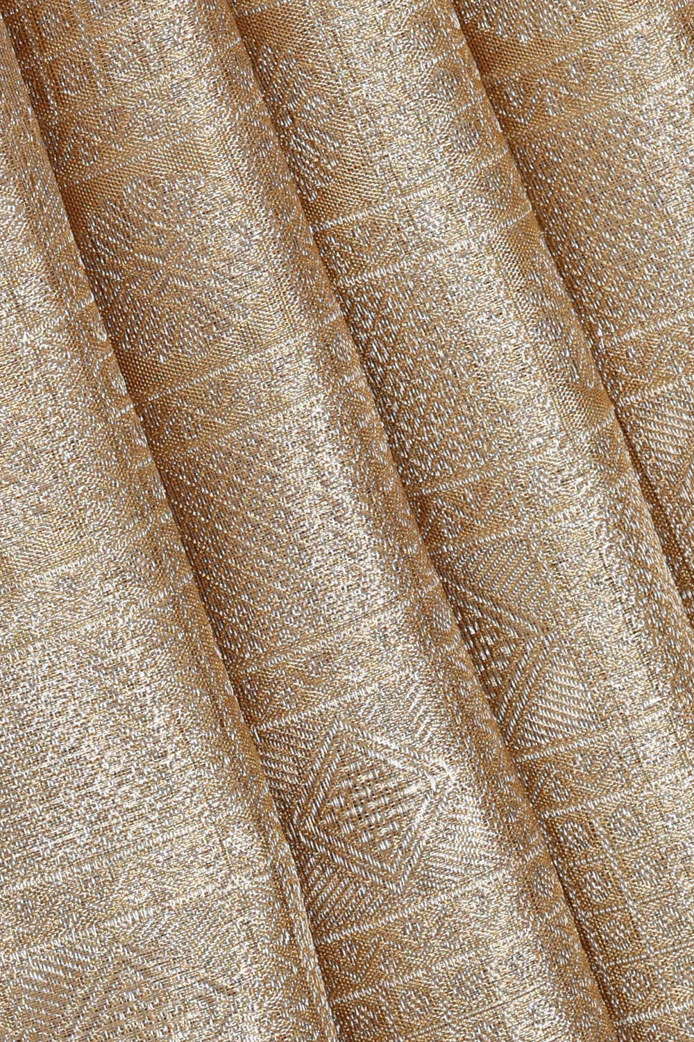 Kanchipattu Gold Tissue Brocade Saree
