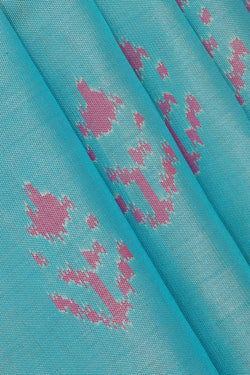 Image of Rajkot Patola Sky Blue Saree