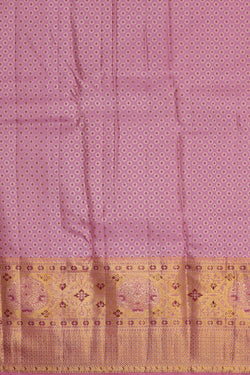 Image of Kanchipattu Dark Red Brocade Saree