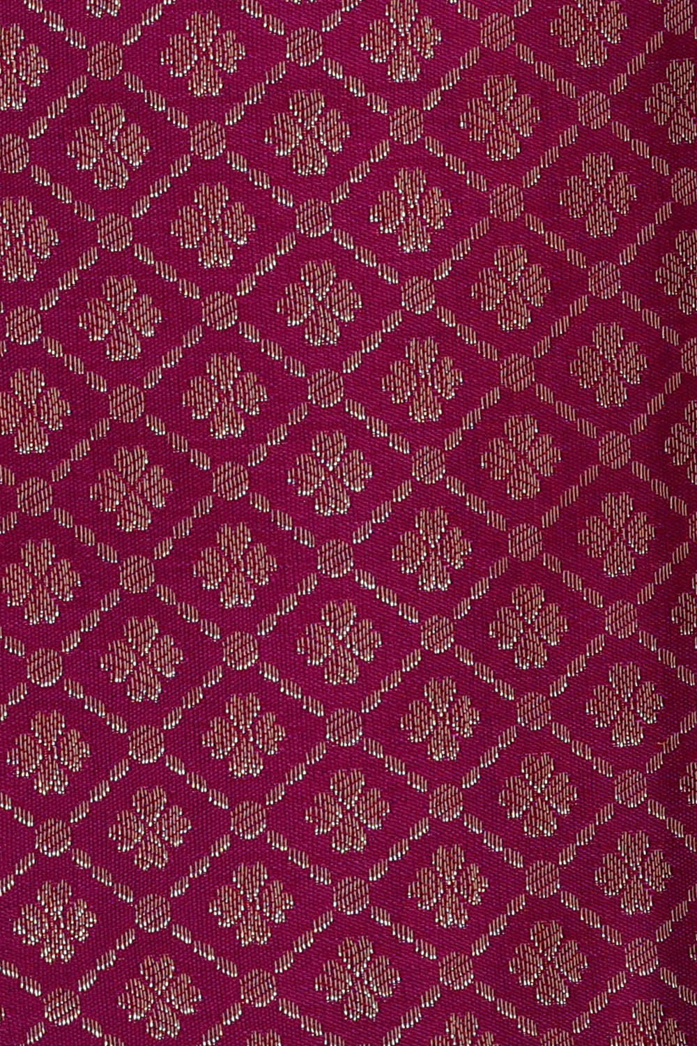 Kanchipattu Dark Magenta Brocade Saree