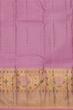 Image of Kanchipattu Dark Green Brocade Saree