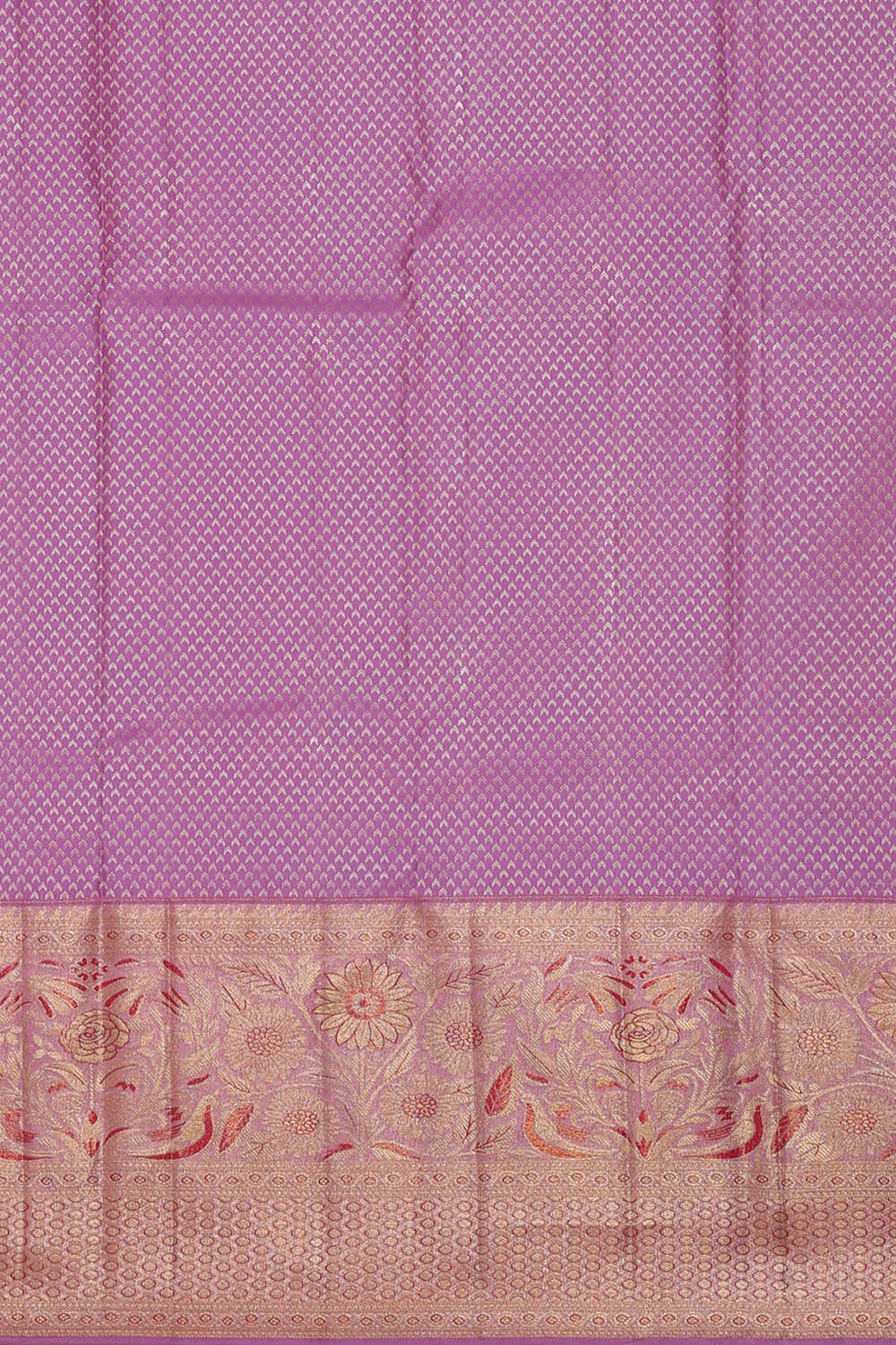 Image of Kanchipattu Red Brocade Saree
