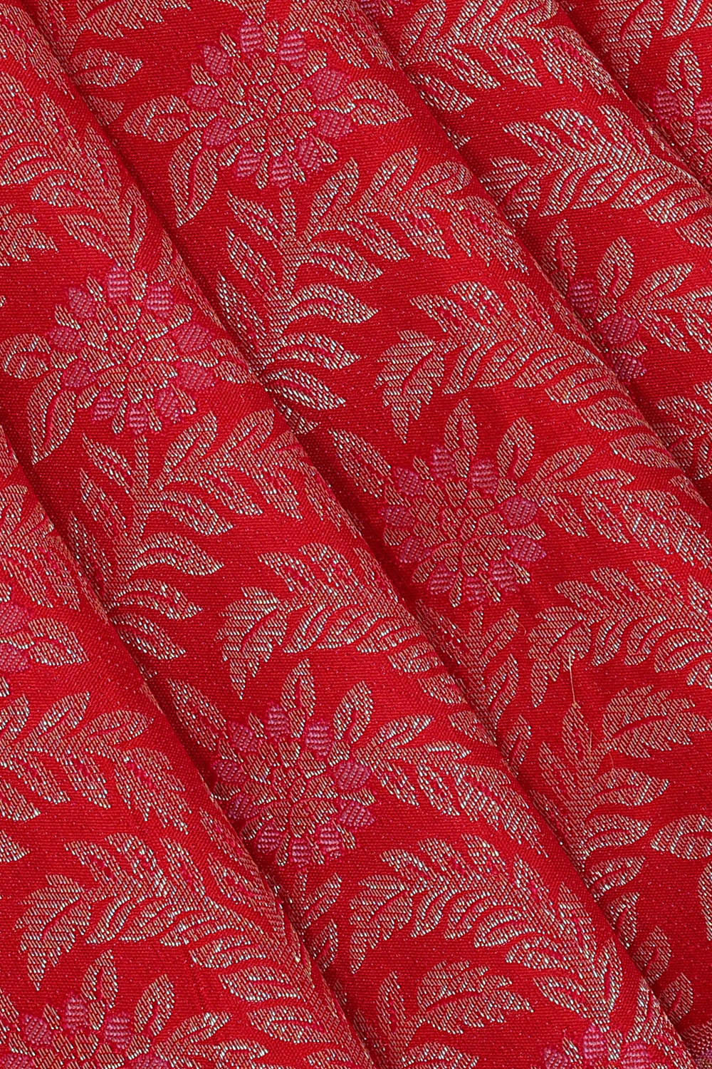 Kanchipattu Red Brocade Saree