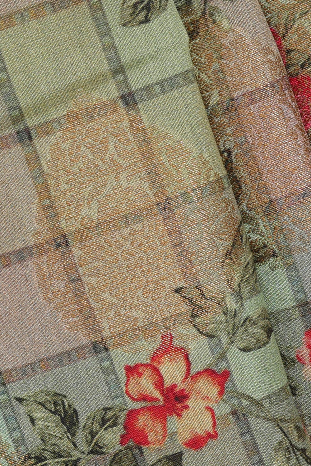 Image of Multicolour Silk Saree