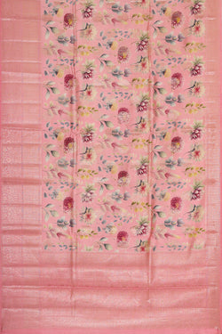 Image of Light Pink Silk Saree