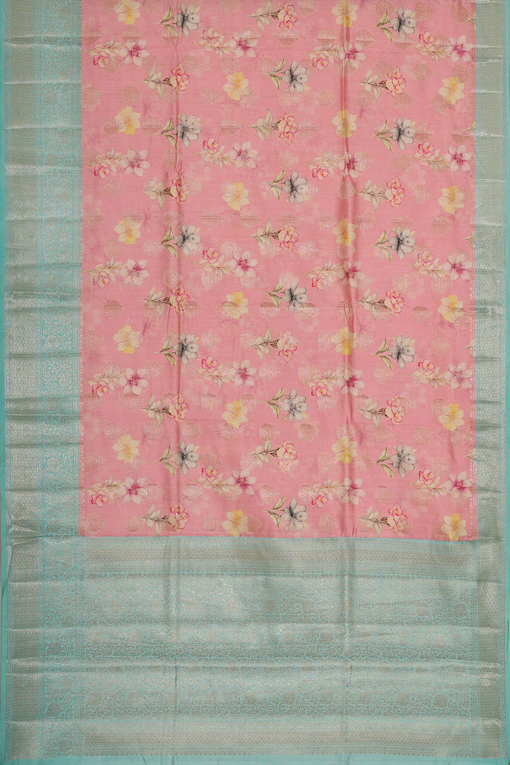 Pink Silk Saree