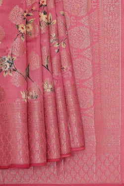 Image of Pink Silk Saree