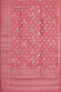 Image of Pink Silk Saree