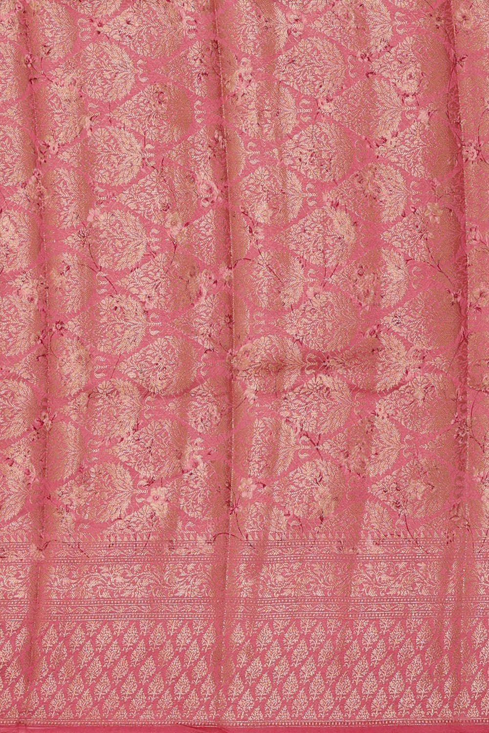 Pink Silk Saree