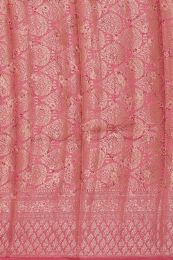 Image of Pink Silk Saree