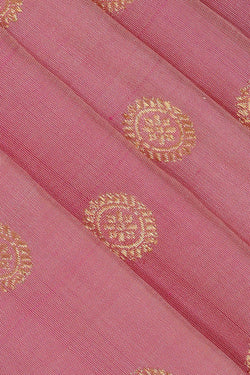 Image of Gadwal Silk Pink Saree