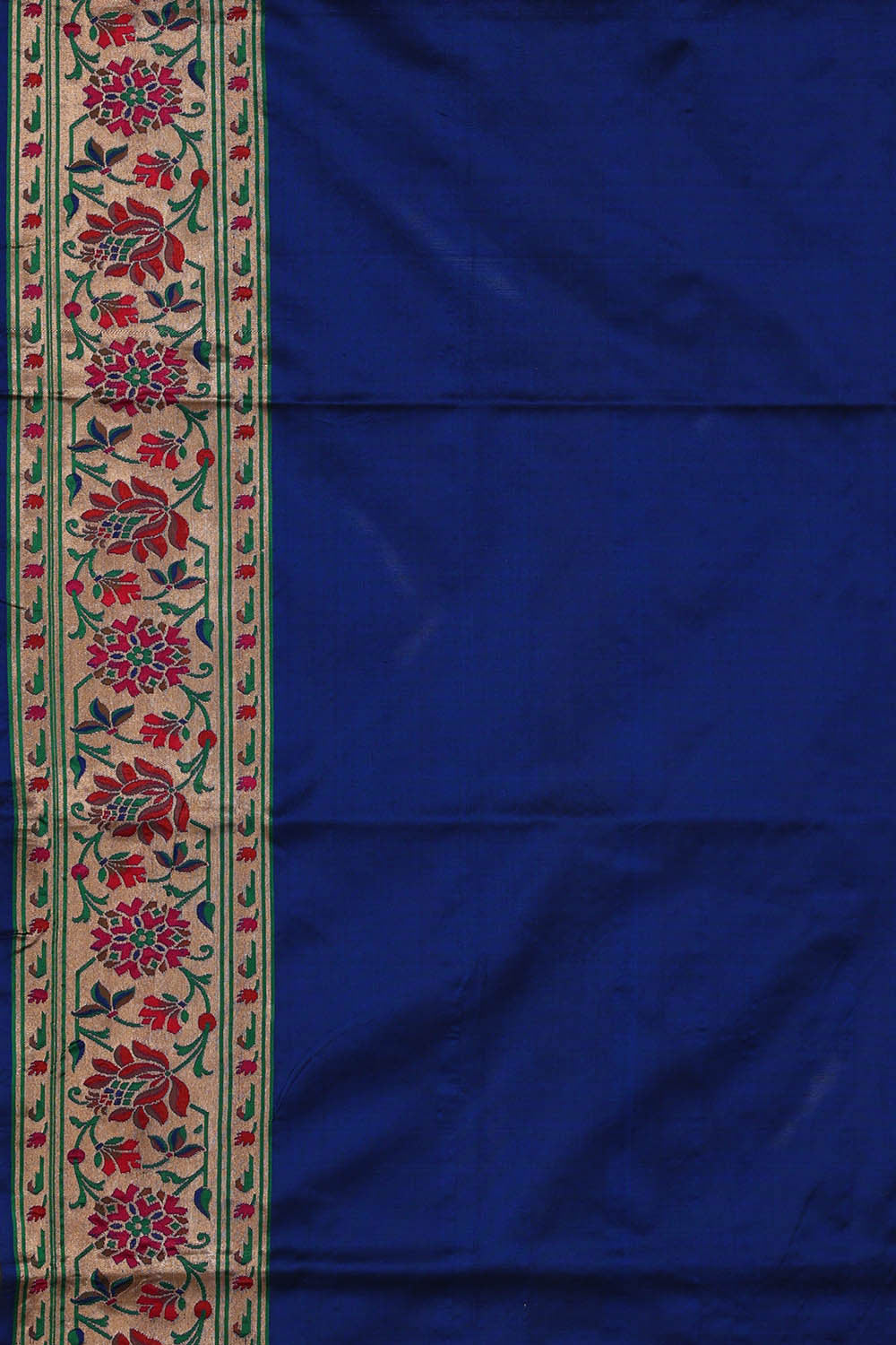 Image of Banarasi Silk Royal Blue Saree