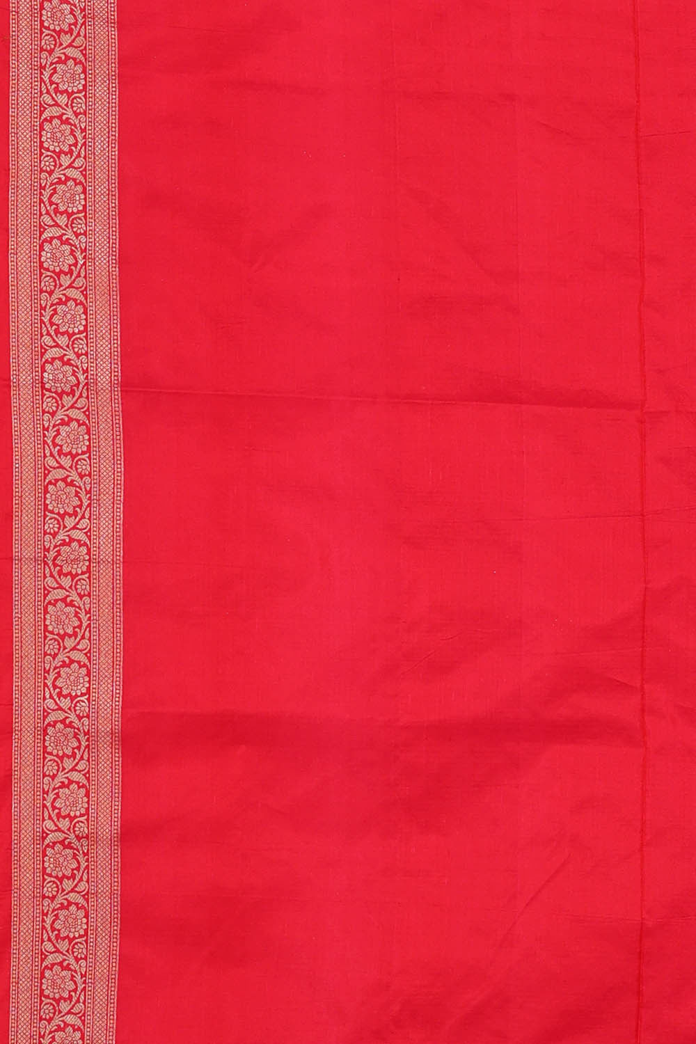 Image of Banarasi Silk Red Saree