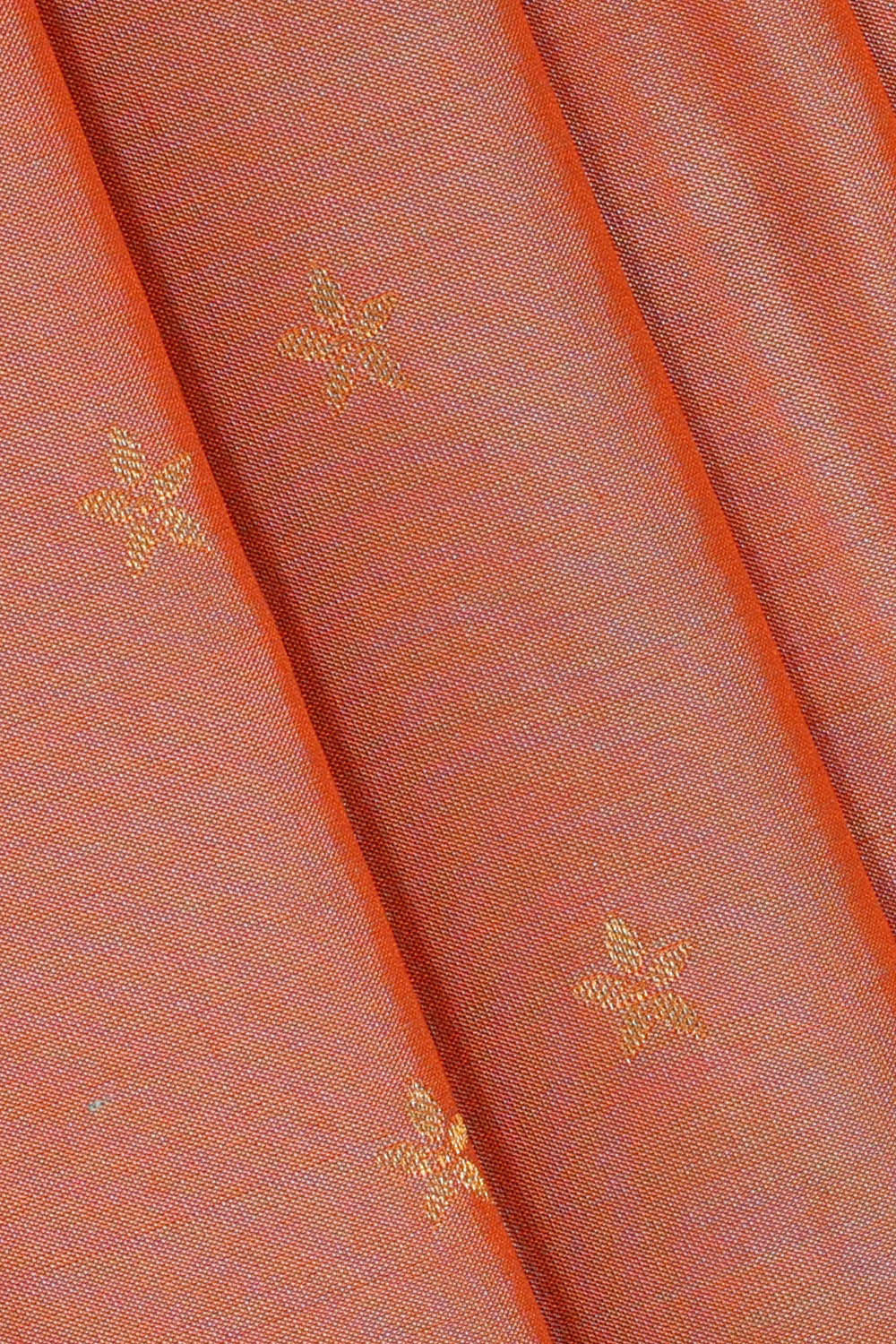 Gadwal Silk Peach Saree